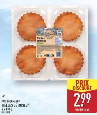 Tielles sétoises Pays Gourmand