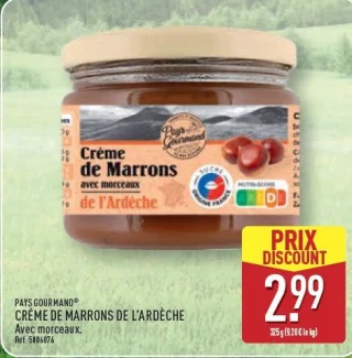 Crème de marrons de l'Ardèche Pays Gourmand