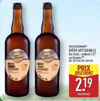 Bière artisanale Pays Gourmand