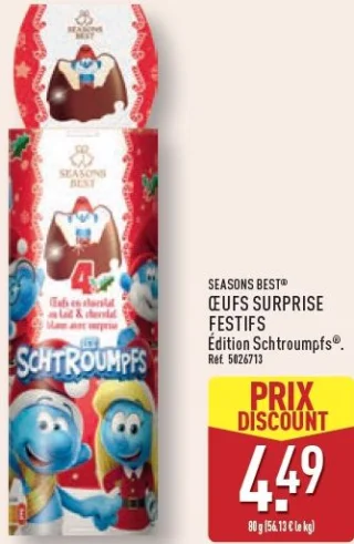 SEASONS BEST® ŒUFS SURPRISE FESTIFS Édition Schtroumpfs®