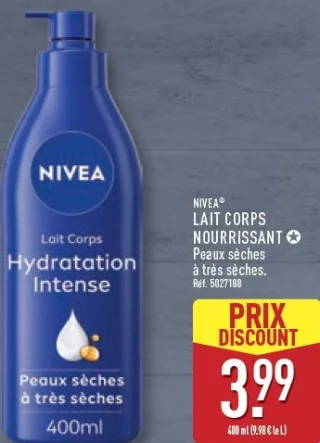 Nivea Lait corps nourrissant peaux sèches à très sèches