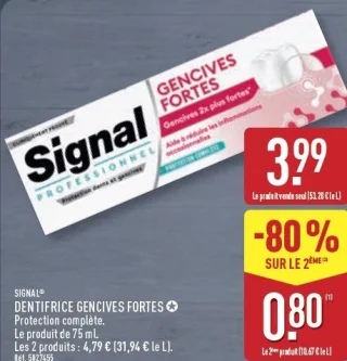 Signal Dentifrice Gencives Fortes