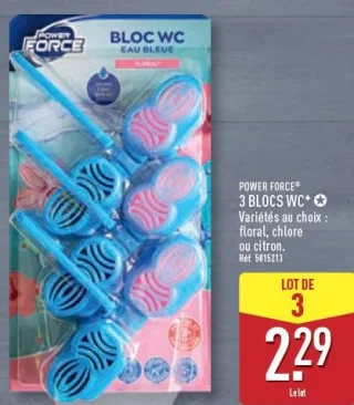 Power Force 3 Blocs WC