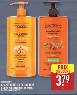 Shampooing ou gel douche Evoluderm