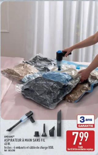 Aspirateur à main sans fil Ambiano