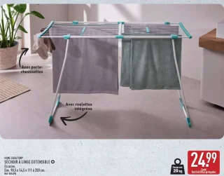 Home Creation® Séchoir à linge extensible