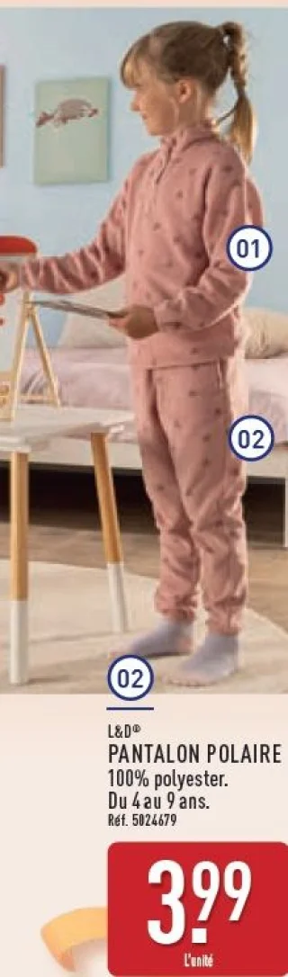 Pantalon polaire L&D