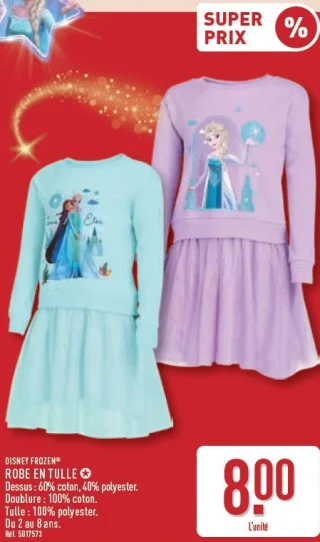 Robe en tulle Disney Frozen