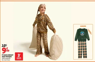 Pyjama enfant avec masque Inextenso
