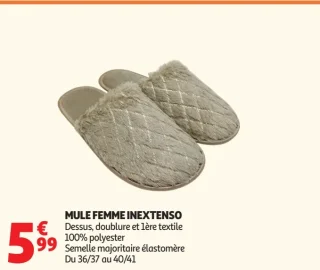 Mule femme Inextenso
