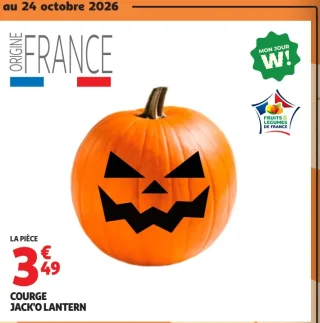 Courge Jack'O Lantern