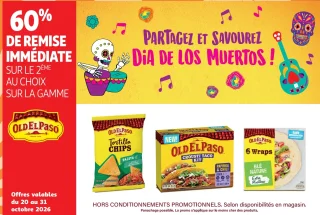 Gamme Old El Paso (Tortilla Chips, Crousti Taco Kit, Wraps)