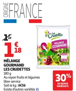 MÉLANGE GOURMAND LES CRUDETTES
