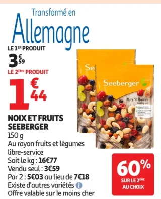 NOIX ET FRUITS SEEBERGER