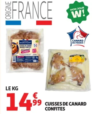 Cuisses de canard confites Montfort