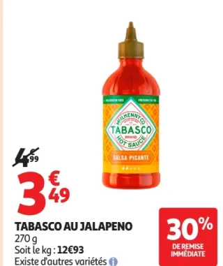 TABASCO AU JALAPENO 270 g