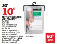 Protection de literie anti-acariens Sonia L