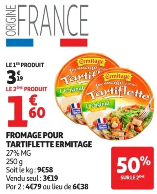 Fromage pour tartiflette Ermitage
