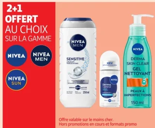 Gamme Nivea, Nivea Men et Nivea Sun