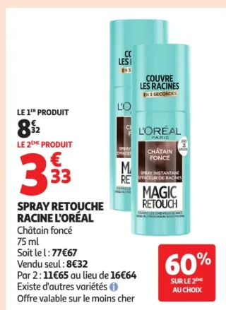 Spray retouche racine L'Oréal Magic Retouch