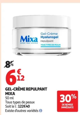 Gel-crème repulpant Mixa Hyalurogel