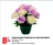 Promo Composition fleurie roses & chrysanthèmes