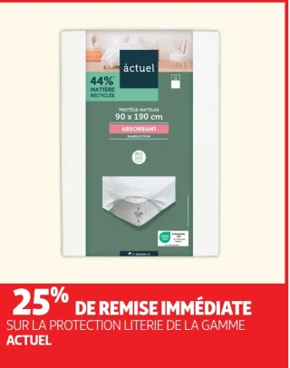 Protège-matelas protection literie Actuel