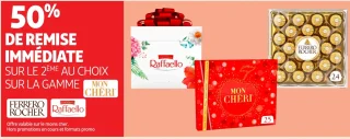 Gamme Mon Chéri, Ferrero Rocher ou Raffaello