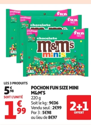 Pochon Fun Size Mini M&M's