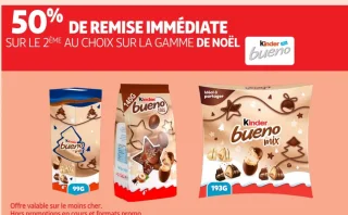 Gamme de Noël Kinder Bueno