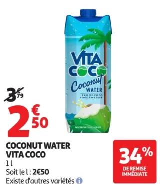 Eau de coco Coconut Water Vita Coco