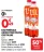 Promo Eau minérale aromatisée fraise Cristaline