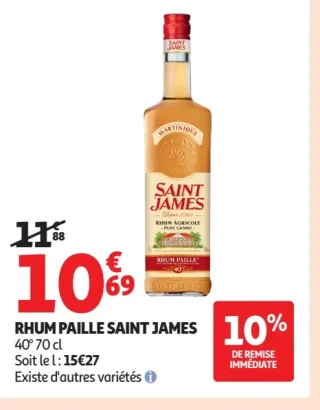 Rhum Paille Saint James