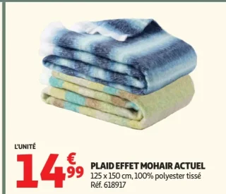 Plaid effet mohair Actuel