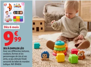 Jeu à empiler Léo One Two Fun!