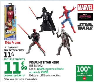 Figurine Titan Hero Marvel / Star Wars