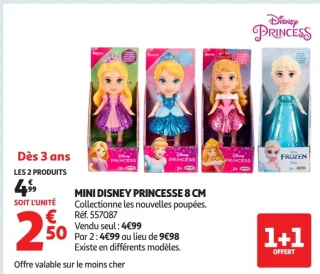 Mini Disney Princesse 8 cm
