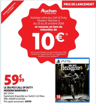 Jeu PS5 Call of Duty Modern Warfare 4