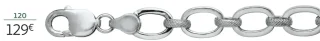 Bracelet argent - 20 cm La Vie en Or 120