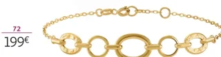 Bracelet en or 375 millièmes - La Vie en Or