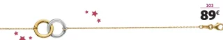 BRACELET 2 ors 375 millièmes La VIE en OR