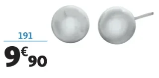 Boucles d'oreilles acier