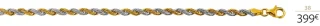 Bracelet or bicolore 750 millièmes La Vie en Or