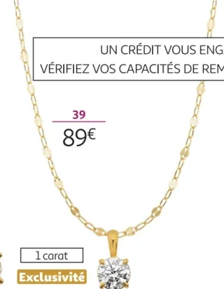 Chaîne or 375 millièmes la VIE en OR