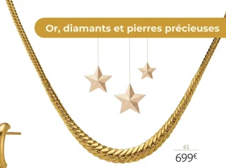 Collier or 750 millièmes La Vie en Or