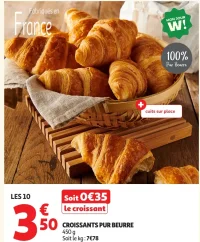 CROISSANTS PUR BEURRE