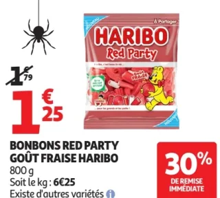 BONBONS RED PARTY GOÛT FRAISE HARIBO