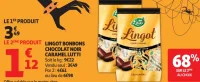 LINGOT BONBONS CHOCOLAT NOIR CARAMEL LUTTI