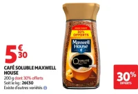 Café soluble Maxwell House