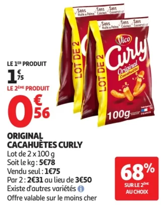 Original Cacahuètes Curly Vico